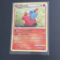 Pokemon TCG Magcargo 6/90 Rare Holo HGSS Undaunted LP - Image 2