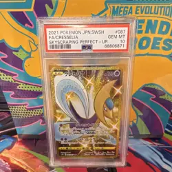 Pokemon Cresselia Full Art Ultra Rare Holo PSA 10 S7d 087/067 Japanese 2021 - Image 1