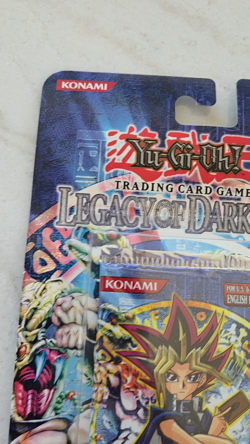 2002 Yugioh LOD 1st Edition Legacy of Darkness Blister Pack Sealed TCG - Image 2