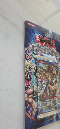 2002 Yugioh LOD 1st Edition Legacy of Darkness Blister Pack Sealed TCG - Image 4