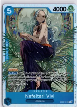 Nefeltari Vivi SR EB03-024 English One Piece TCG Trading Card - Image 1