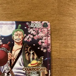One Piece Zoro-Juurou OP05-067 CS 25-26 Event Pack PROMO CHAMPIONSHIP STAMP - Image 2