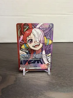 One Piece OP06-001 (L) Uta Leader (Alternate Art) - Wings of the Captain (OP06) - Image 1