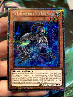 PHRA-EN003 The Phantom Knights of Torn Scales 1st Ed Starlight Rare Card YuGiOh - Image 1