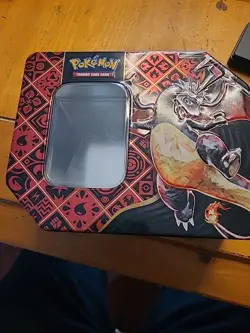 Pokemon TCG - Paldean Fates - Charizard ex - Tin (EMPTY) NO PACKS NO CARDS!! - Image 1
