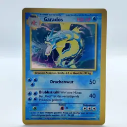 Pokemon TCG Karte - Garados 6/102 Base Set Deutsch Holo Rare - Image 1