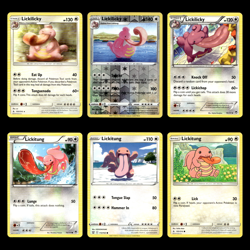 6x Lickilicky Lickitung Card Lot 153 Sun Moon Unbroken Bonds Pokemon Cards - Image 1