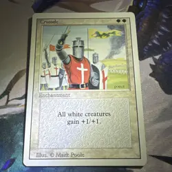 MTG Magic The Gathering - Crusades - Revised Edition 3ED - 1994 - LP - Banned - Image 1