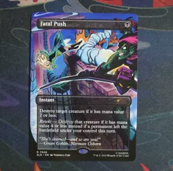 MTG Fatal Push 7020 (Secret Lair) [Marvel's Spider-Man, near mint] - Image 1