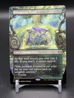 MTG Lorwyn Eclipsed ~ Overgrown Tomb (Borderless) 350 Rare Regular - Image 1