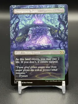 MTG Lorwyn Eclipsed ~ Overgrown Tomb (Borderless) 350 Rare Regular - Image 2