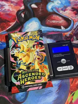 VERY HEAVY! 22.67!!! Pokemon Ascended Heroes Booster Pack (SEALED) GOD PACKUUU - Image 1