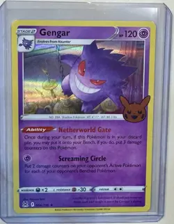 Pokemon Gengar 066/196 2023 Trick or Trade Halloween Holo Rare - Image 1