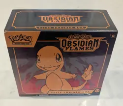 Pokemon TCG Scarlet & Violet Obsidian Flames Elite Trainer Box - New & Sealed - Image 1