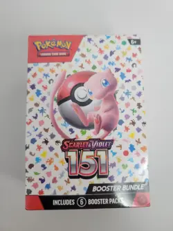 Pokemon 151 Booster Bundle Sealed (6 Packs) Scarlet & Violet New 820650853210 - Image 1
