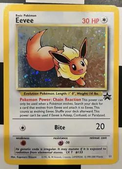 Pokemon Black Star Promo Eevee 11 - Image 1
