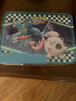 Pokemon TCG 2024 Collector Treasure Chest Tin Lunch Box Factory Sealed - Image 2