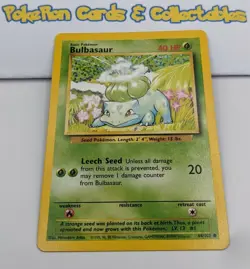 1999 Pokemon - Bulbasaur 44/102 - Base Set - NM -Near Mint - Image 3