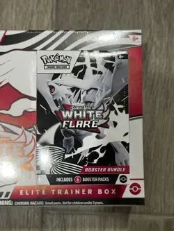 Pokemon White Flare Elite Trainer Box ETB + White Flare Booster Bundle Sealed - Image 2