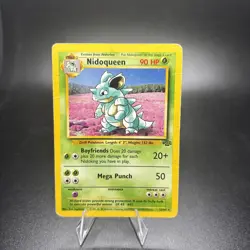 Pokemon TCG Nidoqueen 23/64 Jungle Set Non Holo Rare Unlimited DMG -g - Image 1
