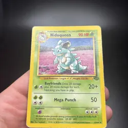 Pokemon TCG Nidoqueen 23/64 Jungle Set Non Holo Rare Unlimited DMG -g - Image 3