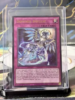YuGiOh! - Dominus Impulse MZMU-EN126 Ultra Rare 1st Edition Near Mint - Image 1