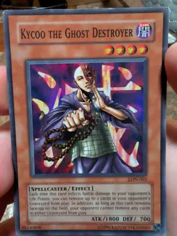 Yugioh! Kycoo the Ghost Destroyer LON-062 Unlimited NM - Image 1