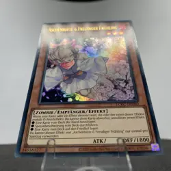 Yugioh Aschenblute & Freudiger Fruhling LCKC-DE080 Ultra Rare Near Mint - Image 5