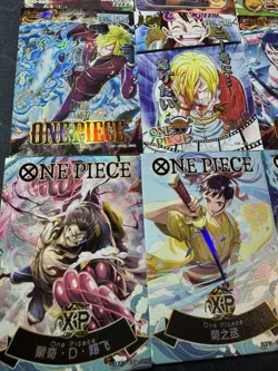 One Piece Set of 9 Collectible Character Anime Full Art Cards CCG Luffy Nami - Image 5