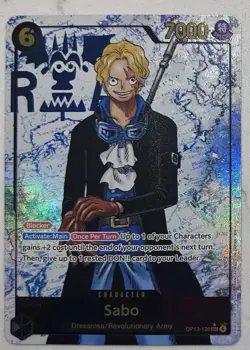 One Piece TCG Sabo SEC Alternate Alt Art (Parallel) OP13-120 - NM - English - Image 1
