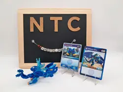 Bakugan Armored Alliance Aquos Nillious Ultra B500 B3 W/ Cards, Cores & Gear - Image 1