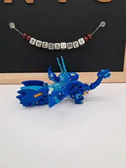 Bakugan Armored Alliance Aquos Nillious Ultra B500 B3 W/ Cards, Cores & Gear - Image 5