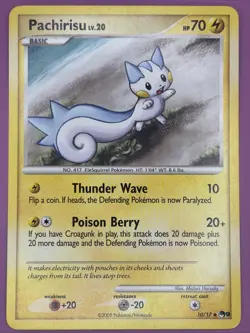 Pachirisu 010/017 POP Series 9 Mid-Era Regular Finish Pokemon Card - Image 1