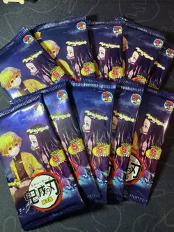 Demon Slayer Collectible Cards Kamado Nezuko 10 x Sealed Packs Little Dino - Image 1