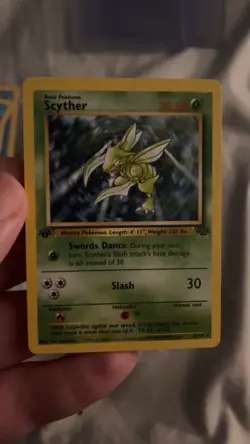 Pokemon TCG Blastoise & Scyther Base Set Jungle 1999 English Cards Lot - Image 2