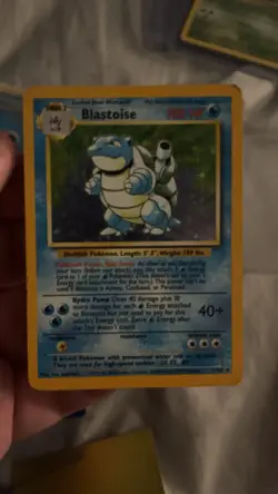 Pokemon TCG Blastoise & Scyther Base Set Jungle 1999 English Cards Lot - Image 4