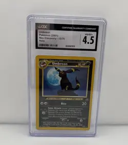 POKEMON Umbreon 13/75 Neo Discovery Holo - CGC 4.5 - Image 1