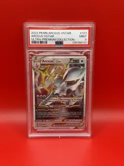 Arceus VSTAR #123/172 - Metal Card Holo - Pokemon Ultra Premium Collection PSA 9 - Image 1