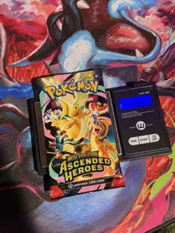 VERY HEAVY! 22.63!!! Pokemon Ascended Heroes Booster Pack (SEALED) GOD PACKUUU - Image 1