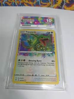 Pokemon TCG Rayquaza Vivid Voltage 138/185 Holo Amazing Rare ACE 10 GEM MINT - Image 2
