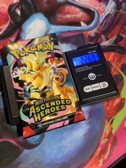 VERY HEAVY! 22.69!!! Pokemon Ascended Heroes Booster Pack (SEALED) GOD PACKUUU - Image 1