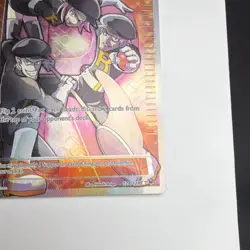 Pokemon Team Rocket's Handiwork Full Art Trainer Fates Collide 124/124 Holo - Image 3