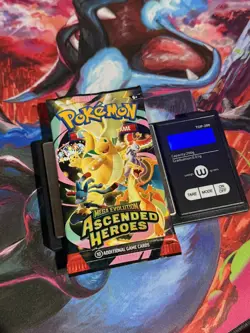 VERY HEAVY! 22.67!!! Pokemon Ascended Heroes Booster Pack (SEALED) GOD PACKUUU - Image 1
