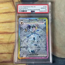 Pokemon TCG | PSA 10 Glaceon EX 150/131 Prismatic Evolutions SIR English - Image 1