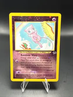 Pokemon Vintage Southern Islands Mew Reverse Holo 1/18 Rare WotC Promo Swirl - Image 1