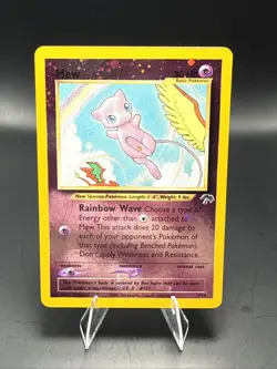 Pokemon Vintage Southern Islands Mew Reverse Holo 1/18 Rare WotC Promo Swirl - Image 2
