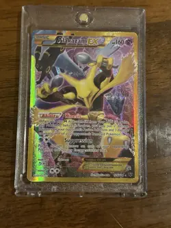 Pokemon Alakazam EX Card Secret Rare, XY Fates Collide, 125/124 - Image 1