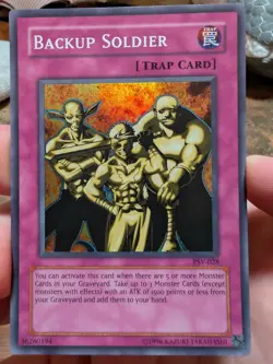 Yu-Gi-Oh Backup Soldier PSV-028 Unlimited NM - Image 1