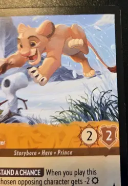 Simba - Playful Pouncer 23/204 Uncommon Winterspell Disney Lorcana TCG - Image 3