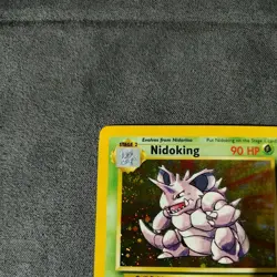 Nidoking 011/130 Base Set 2 Holo Rare Pokemon Card 2000 - Image 3